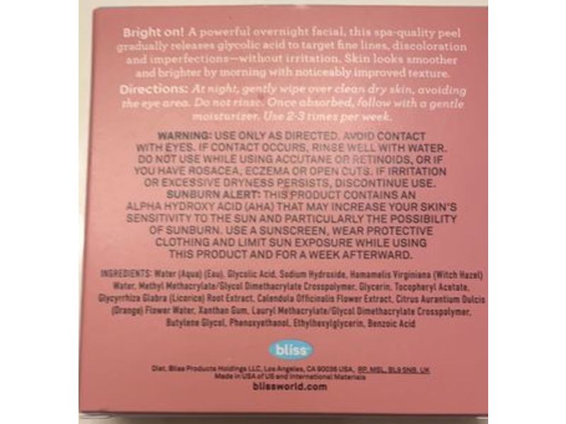 Bliss Incredi-peel, 4 Count