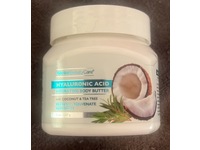 Global Beauty Care Hyaluronic Acid Hydrating Body Butter, Coconut + Tea Tree, 5 oz/147 g - Image 3