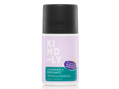 Kind-ly Natural Deodorant, Lavender & bergamot, 2.03 fl oz/60 mL