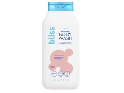 Bliss Cloud 9 Nourishing Body Wash, Almond Milk & Vanilla, 16 fl oz/470 mL