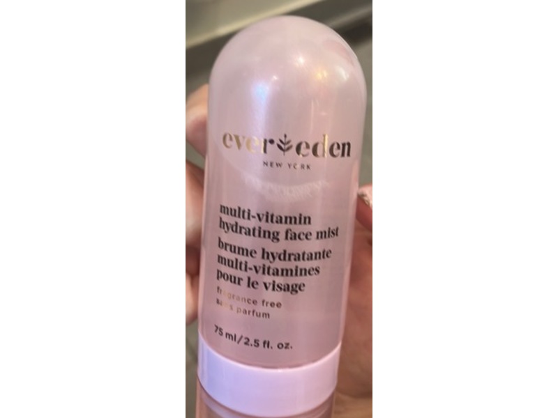 Evereden Kids Multi-Vitamin Hydrating Face Mist, 2.5 fl oz/75 mL