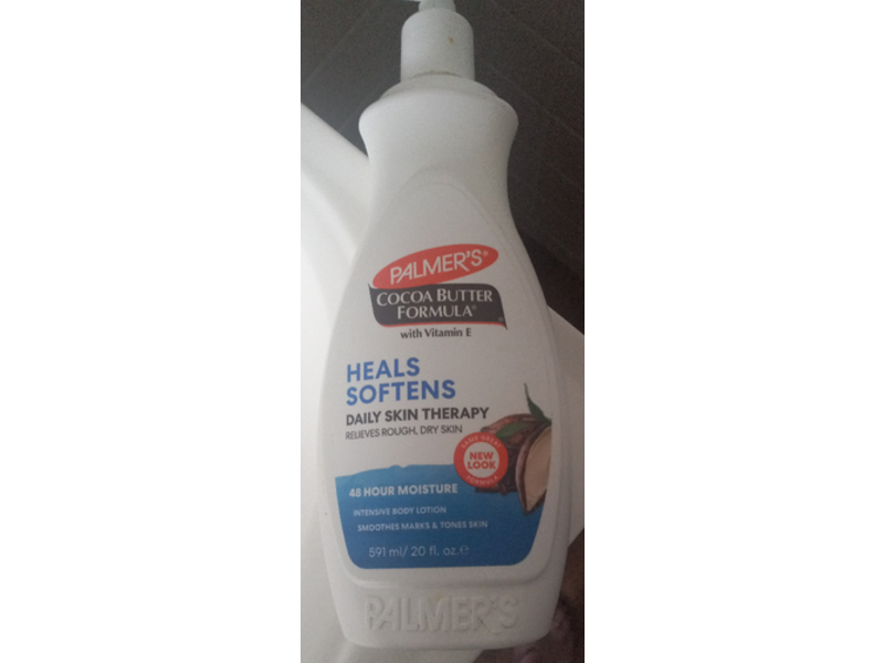 Palmer's Heals Softens Formula Daily Skin Therapy Body, cocoa butter, Vitamin E, 20 fl oz/591 mL