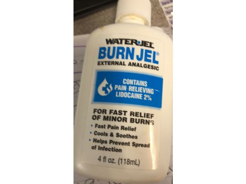 Water Jel Burn Jel Minor Burn Relief Gel, 4 fl oz/118 mL