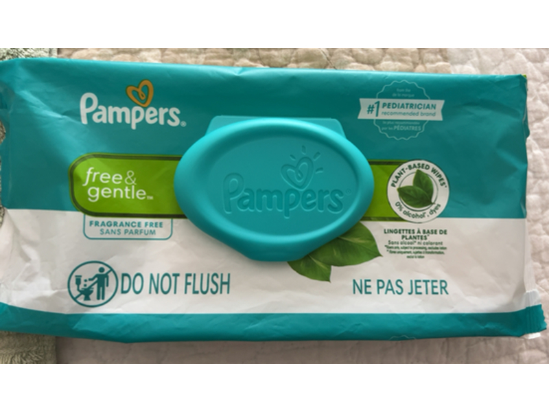 Pampers Wipes, Free & Gentle