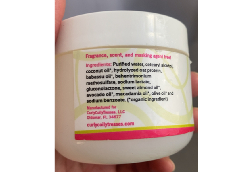 Curly Coily Tresses Nourish Treatment, 2 fl oz/59.1 mL