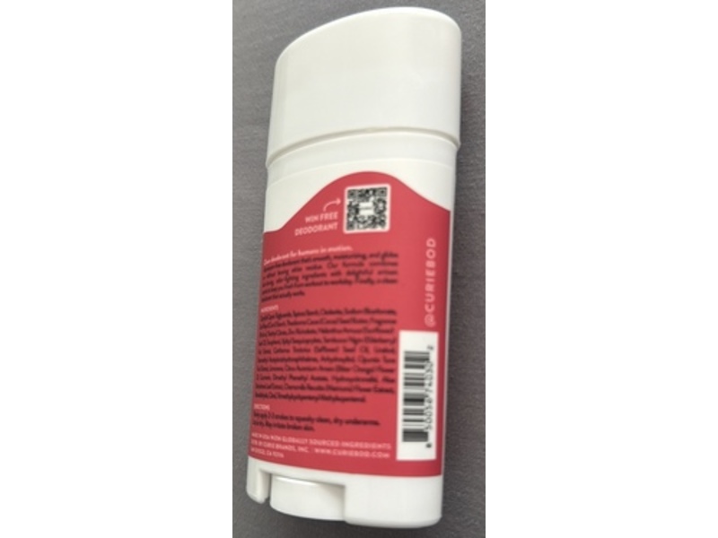 Curie Clean Deodorant, Cherry Woods, 2 oz/56.7 g