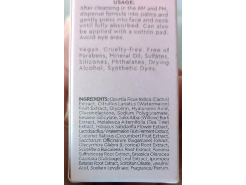 Glow Recipe Watermelon Glow PHA + BHA Pore-Tight Toner, 1.35 fl oz/40 mL