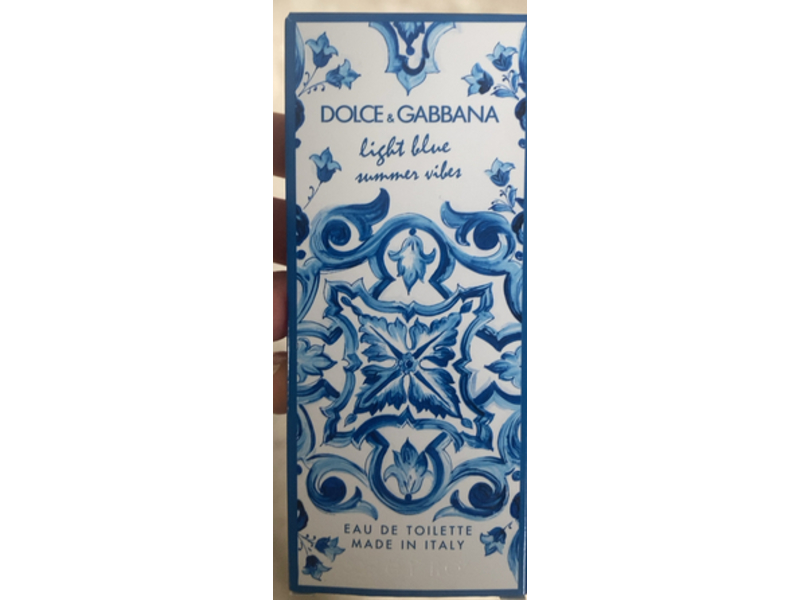 Dolce & Gabbana Light Blue Summer Vibes Eau De Toilette, 50 mL