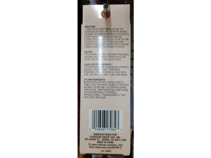 b.Pure Matte Liquid Lipstick & Lip Liner, Nude Mood, 0.1 fl oz/3 mL