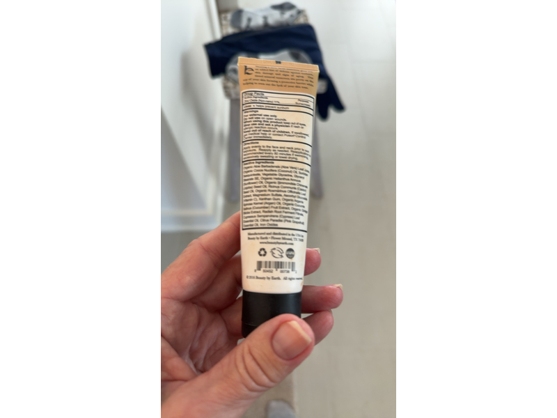 Beauty by Earth Tinted Facial Sunscreen, SPF 20, Light Beige, 2 fl. oz