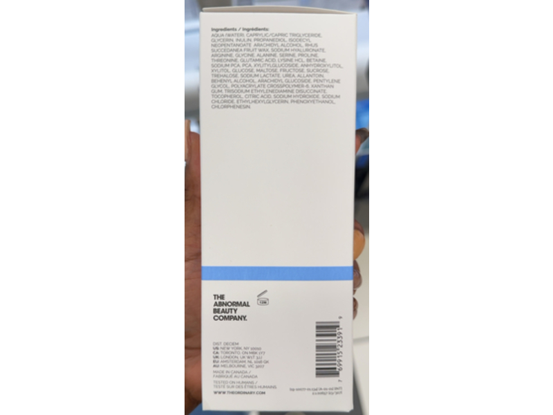 The Ordinary Natural Moisturizing Factors + Inulin Body Lotion, 8.1 fl oz/240 mL