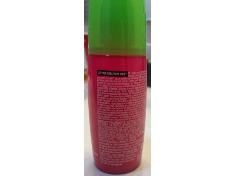 Bed Head Tigi Straighten Out Anti-Frizz Serum, 3.38 fl oz/100 mL