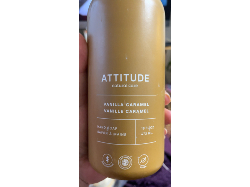 Atitude Natural Care Hand Soap, Vanilla Caramel, 16 fl oz/473 mL