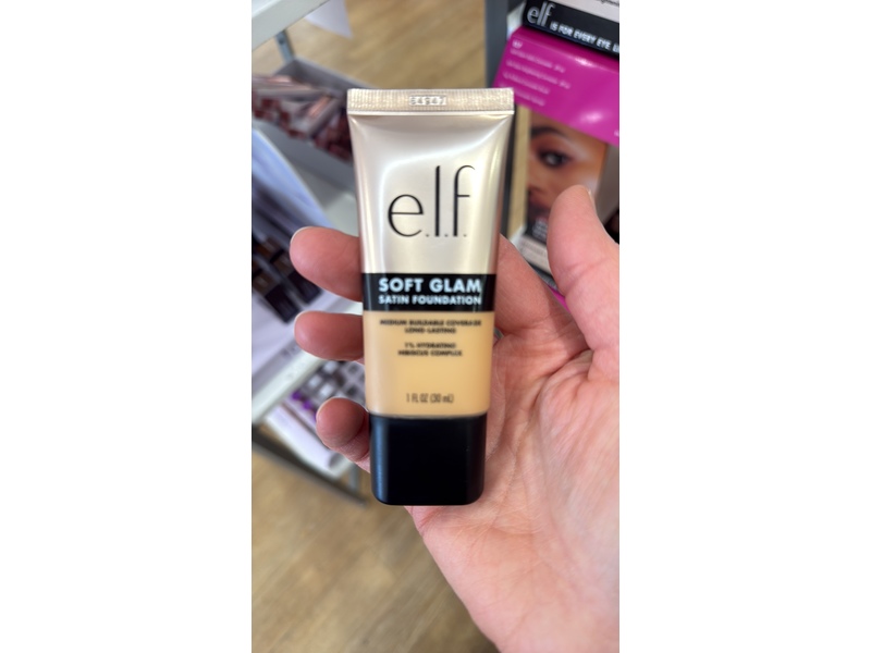 E.l.f. Cosmetics Soft Glam Satin Foundation, 30 Medium Warm, 1 fl oz/30 mL
