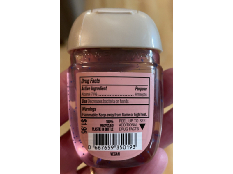 White Barn Raspberry & Whipped Vanilla Anti-Bacterial Hand Gel, 1 fl oz/29 mL
