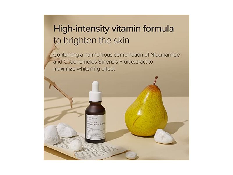 Mary & May Niacinamide Chaenomeles Sinensis Serum 1.01 Fl Oz/30ml