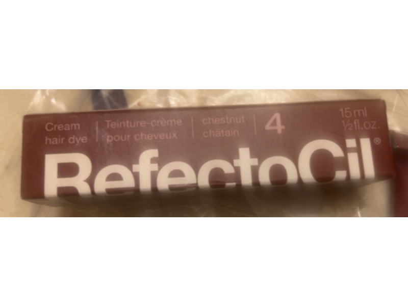 RefectoCil Cream Hair Dye, Chestnut 4, 1/2 fl oz/15 mL, Pack Of 2