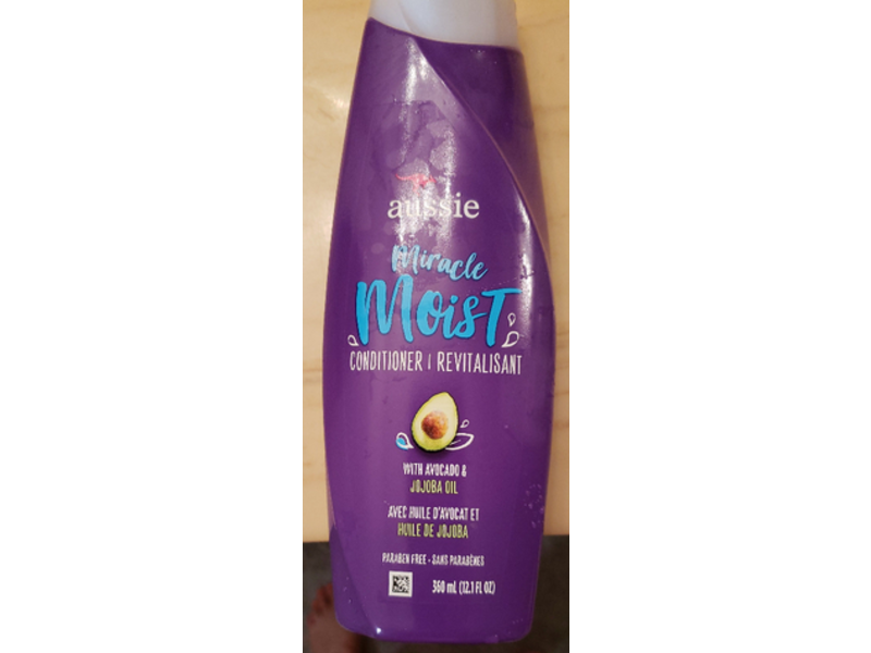 Aussie Miracle Moist Conditioner, Avocado & Jojoba Oil, 12.1 fl oz, Pack Of 6