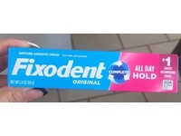 Fixodent Complete All Day Hold Denture Adhesive Cream, Original, 2.4 oz/68 g, Pack Of 3 - thumbnail 2