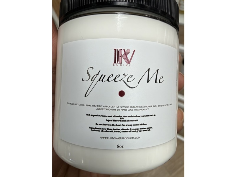 Eukivi Squeeze Me Body Butter, 8 oz