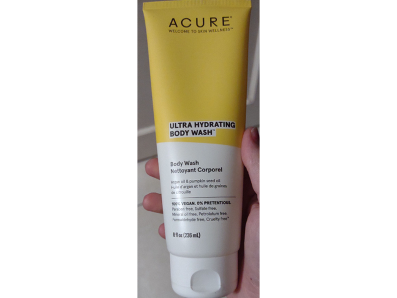 Acure Ultra Hydrating Body Wash, Argan Oil & Pumpkin Seed Oil, 8 fl oz/236 mL
