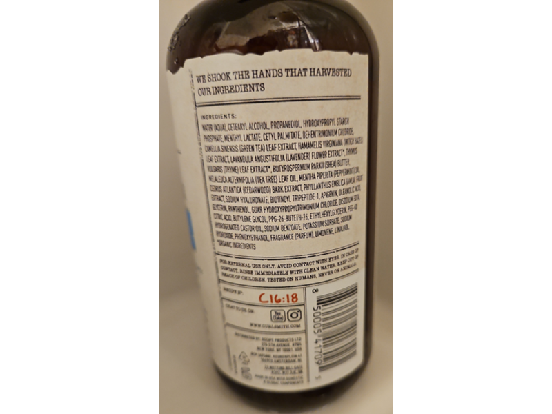 Curlsmith Scalp Recipe Post - Wash Calming Conditioner, 12 fl oz/355 mL