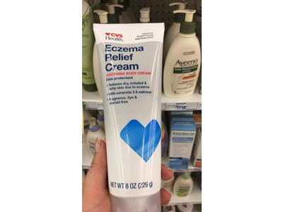 CVS Health Eczema Relief Cream, 8 oz Ingredients and Reviews