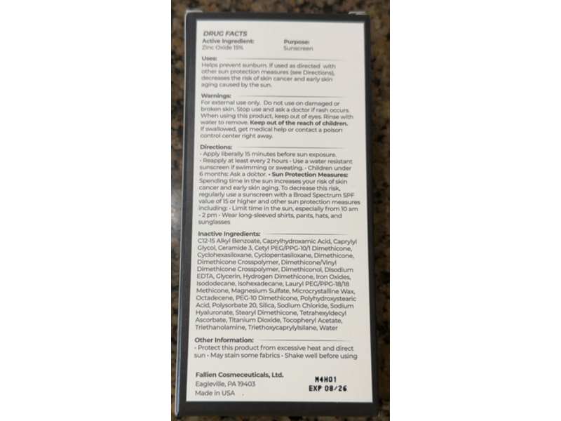 Tizo Sheer Silky Finish Tinted Moisturizing Serum, Light-Medium, SPF 30, 1.75 oz/50 g