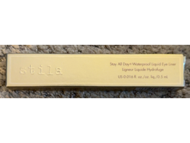 Stila Stay All Day Waterproof Liquid Eye Liner, Alloy, 0.016 fl oz/0.5 mL