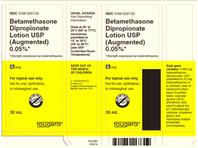 Betamethasone Dipropionate Lotion USP, 0.05% (Augmented), 30 mL Fougera (RX)