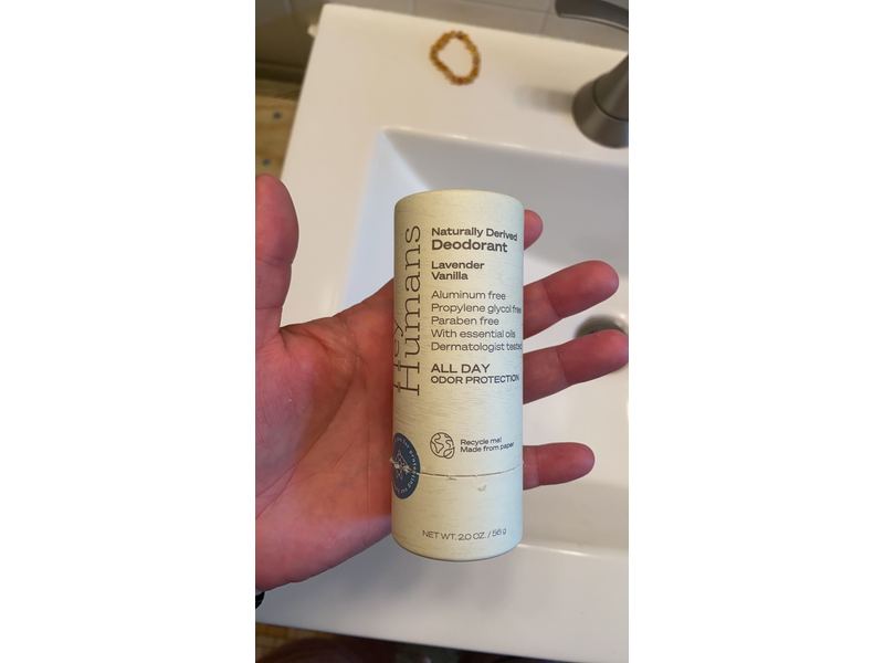 Hey Humans Natural Deodorant, Lavender Vanilla, 2 oz/56 g