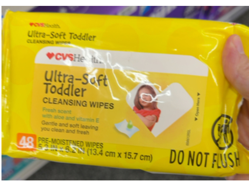 Cvs Health Ultra-Soft Toddler Cleansing Wipes, Fresh Scent, 48 Count