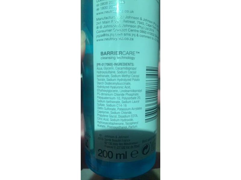 Neutrogena Hydro Boost Water Gel Cleanser, 200 ml