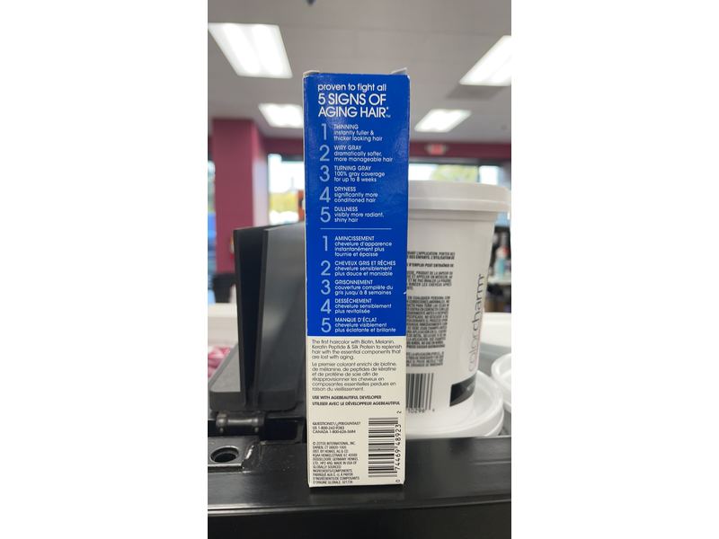 Zotos Peofessional AGEbeautiful Permanent Liqui Creme Hair Color Dye | 100% Gray Coverage | Anti-Aging | Professional Salon Coloring | 3B Darkest Blue