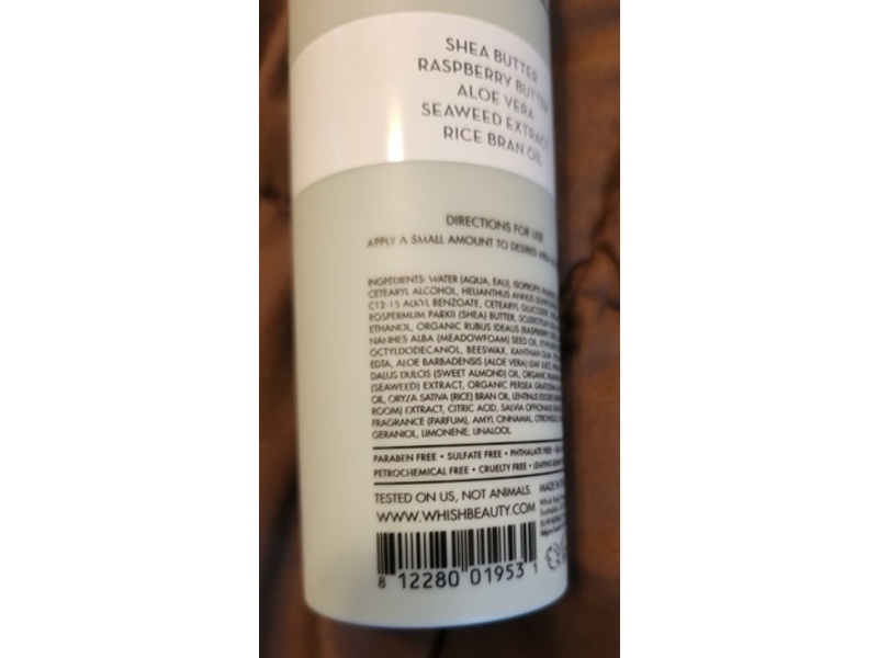 Whish Antioxidant Rich Body Butter, Wild Sage + Sea Salt, 5 fl oz/150 mL