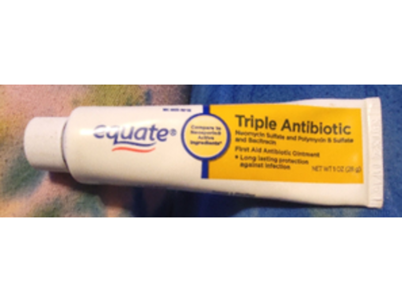 Equate First Aid Antibiotic Ointment, Triple Antibiotic, 1 oz/28 g