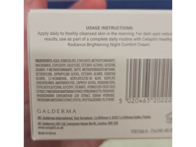 Cetaphil Healthy Radiance Brightening Day Protection Cream, SPF 15, 50 g