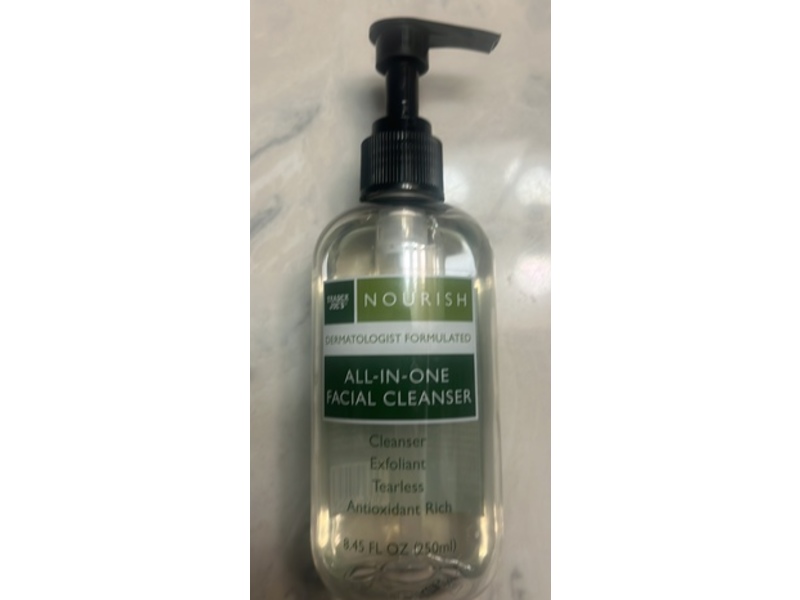 Trader Joe's Nourish All-In-One Facial Cleanser, 8.45 fl oz /250 mL