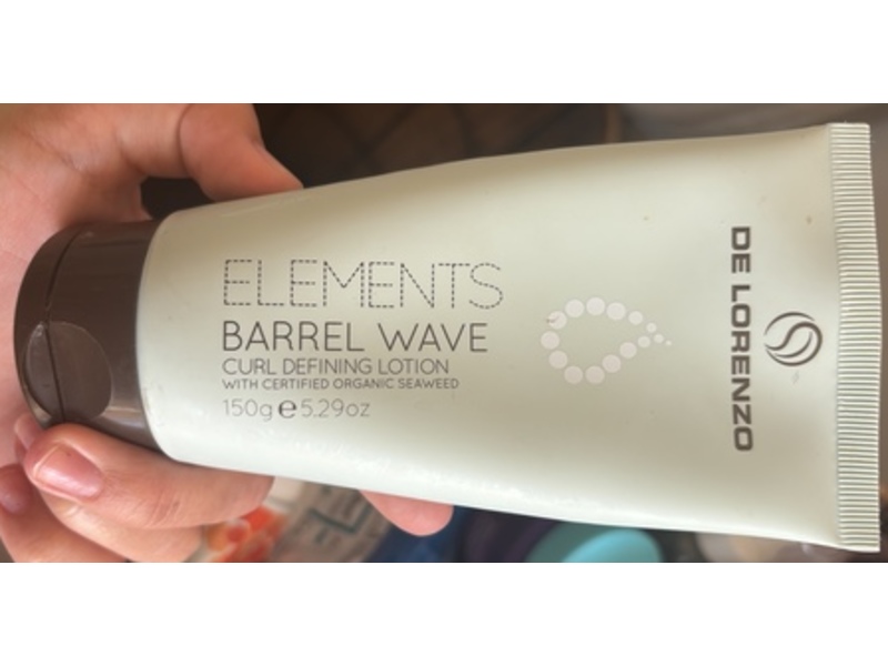 De Lorenzo Elements Barrel Wave Curl Defining Lotion, 5.29 oz/150 g
