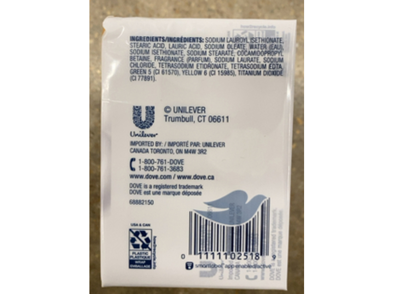 Dove Bar Soap, Calming, 4 Count