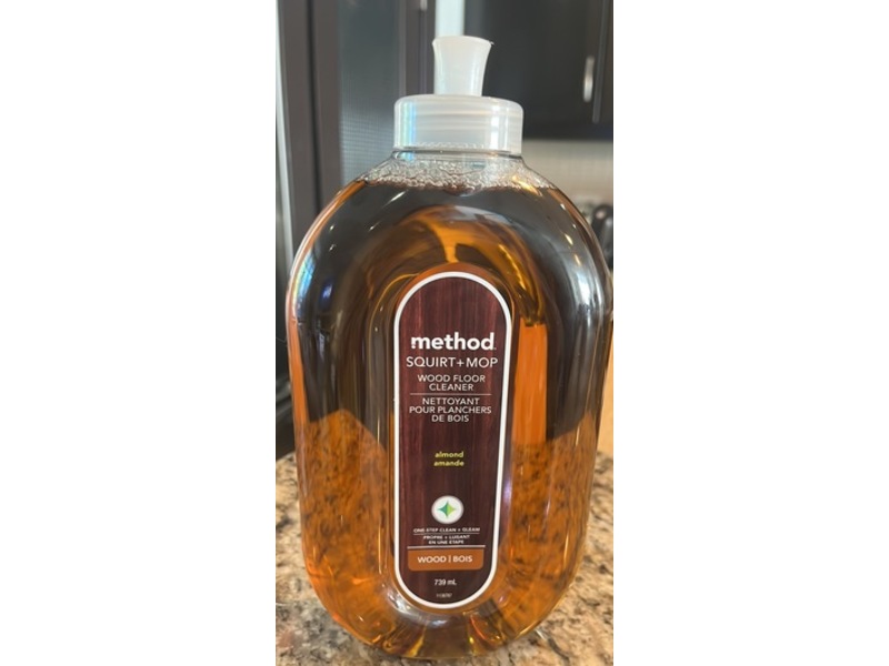 Method Squirt + Mop Wood Floor Cleaner. Almond, 25 fl oz/739 mL, Pack Of 6