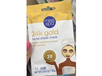 Miss Spa 24K Gold Facial Sheet Mask, 0.67 oz/19 g - thumbnail 1