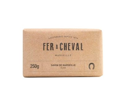 Fer A Cheval Marseille Soap Bar, Olive Toilet, 8.82 oz/250 g