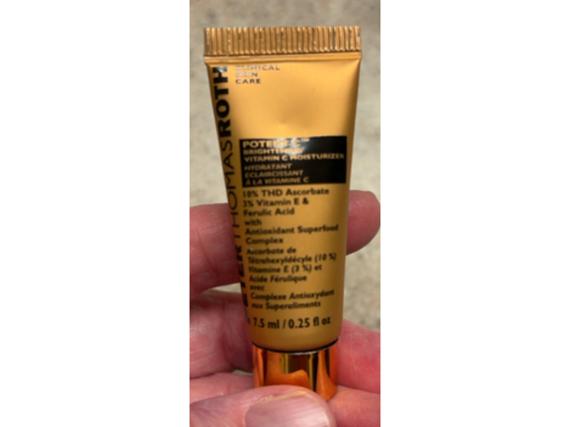 Peter Thomas Roth Potent C Brightening Moisturizer, Vitamin C, 0.25 fl oz/7.5 mL