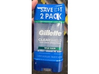 Gillette Antiperspirant/Deodorant, Wild Rain, 3.8 oz/107 g, Pack Of 2 - Image 3