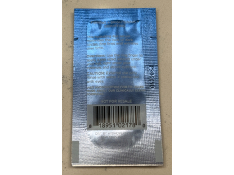 HydroPeptide Anti-Wrinkle Vital Eyes Instant Awakening Serum, 0.34 fl oz/1 mL