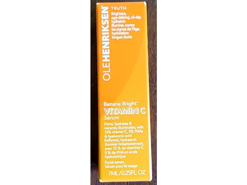 Olehenriksen Truth Vitamin C Facial Serum, Banana Bright, 0.25 fl oz/7 mL