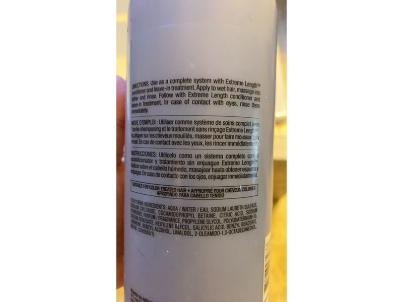 Redken Extreme Length Shampoo, Biotin, 33.8 fl oz/1000 mL