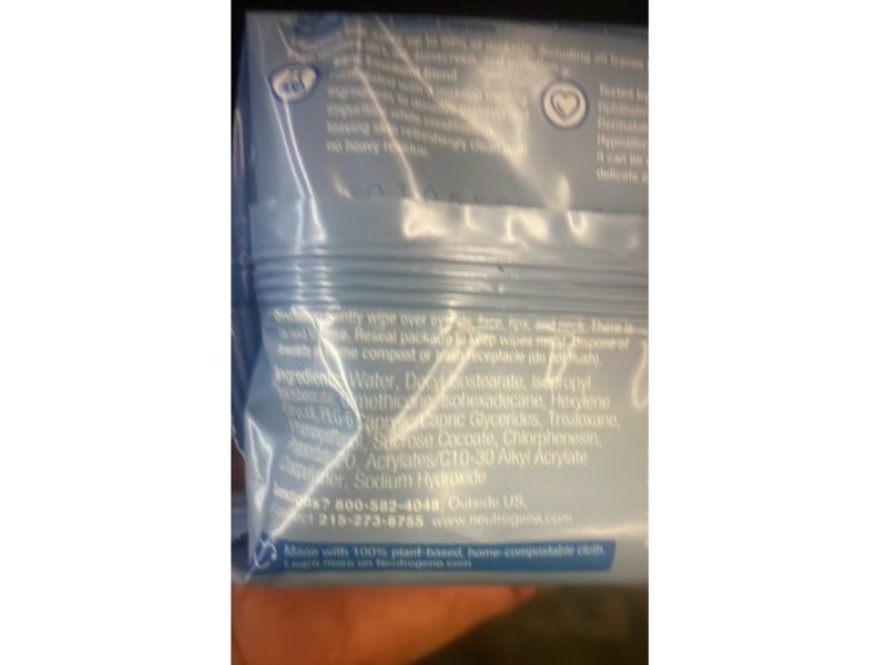 Neutrogena Makeup Remover Cleansing Towelette, 25 Count