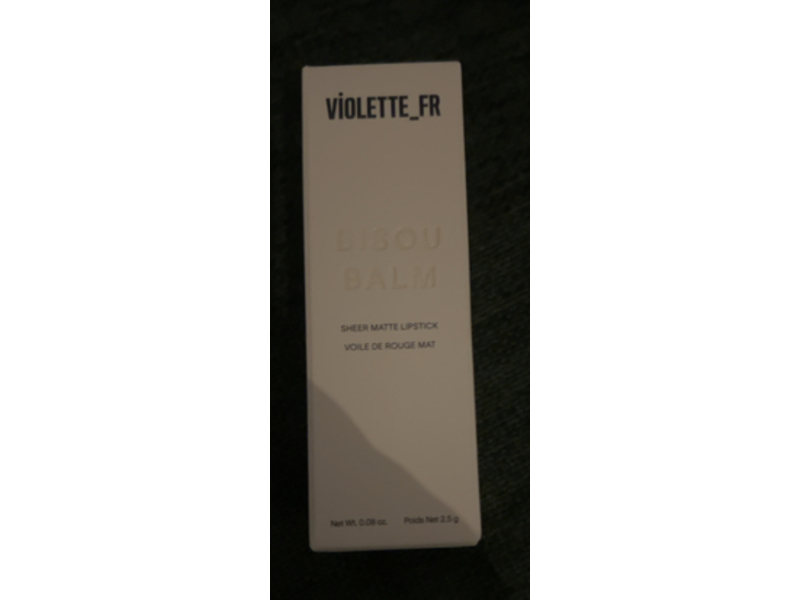 Violette_Fr Bisou Balm Sheer Matte Lipstick, Amour Fou, 0.08 oz/2.5 g
